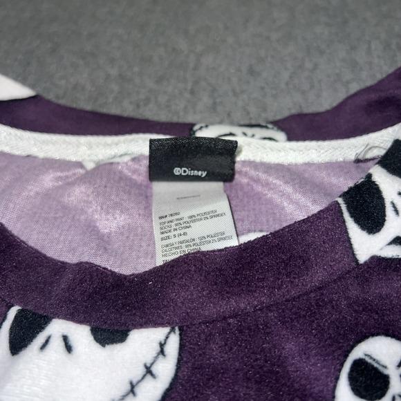 Nightmare Before Christmas 'Nightmare Before Coffee' PJ Top Size S Sleep Shirt - Picture 4 of 6